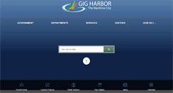 Desktop Screenshot of cityofgigharbor.net